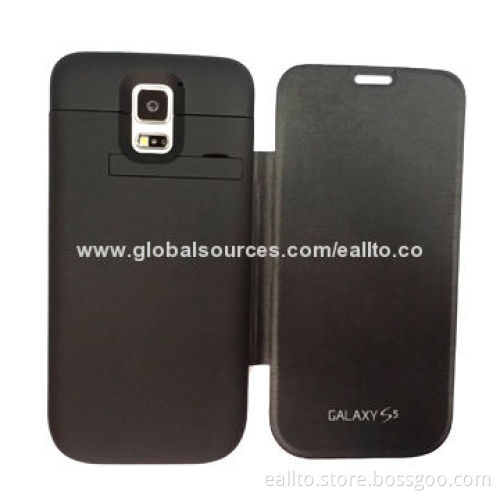 Power Bank Cases for Samsung Galaxy S5, with 3,200/4,500mAh Lithium Polymer Battery